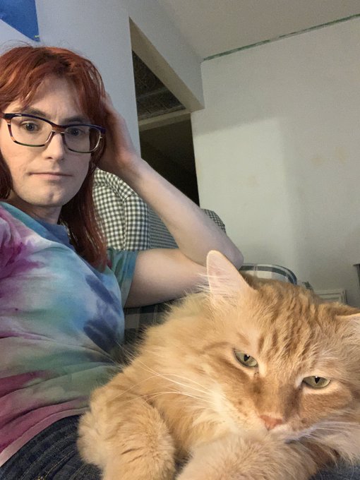 My and Sarge watching #StarTrekPicard https://t.co/7IDDvoxnOz<a href="/tag/startrekpicard"class="tags">#StarTrekPicard</a>