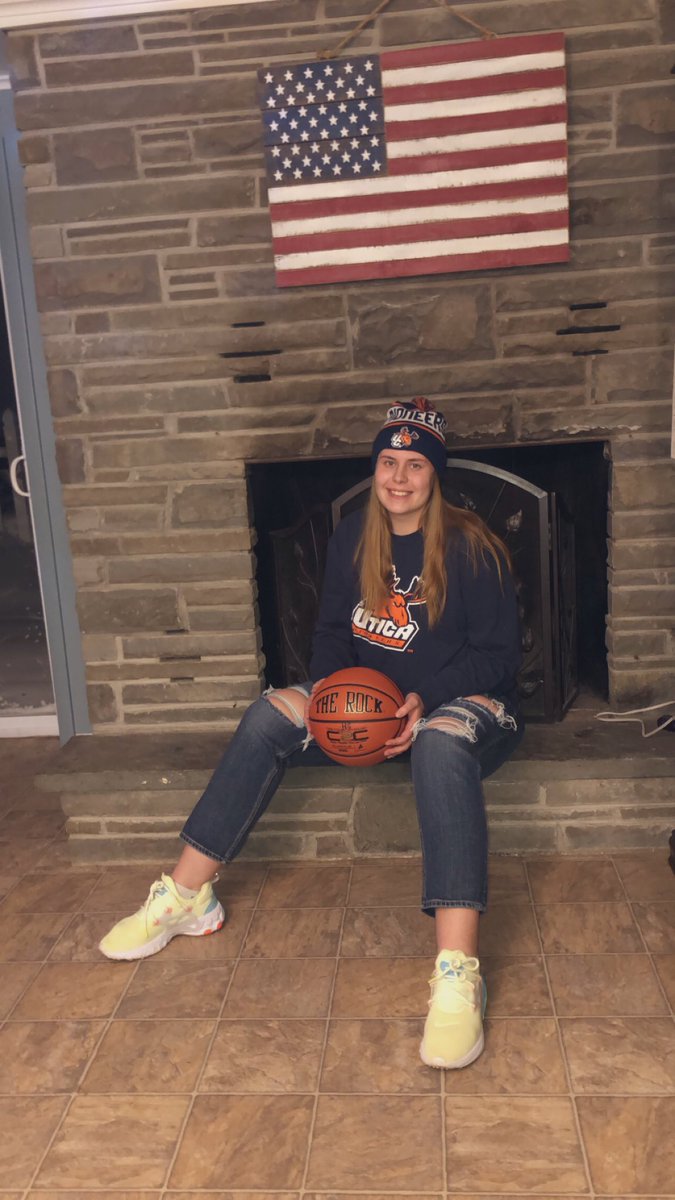 HannahStack24's tweet photo. I am excited to announce I’ll be attending Utica for the next 4, and I’ll be playing ball too :). Can’t thank my teammates, coaches, parents, and supporters enough for making this opportunity happen. Go pioneers 💙🧡 https://t.co/VsL6l3fqeC