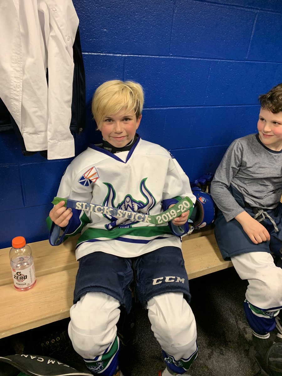 We had a big win Tuesday night over the Renegades. The slick stick went to Alex Butler. #hardworkpaysoff #gowarriorsgo @PmhaWarriors @DJHLnews