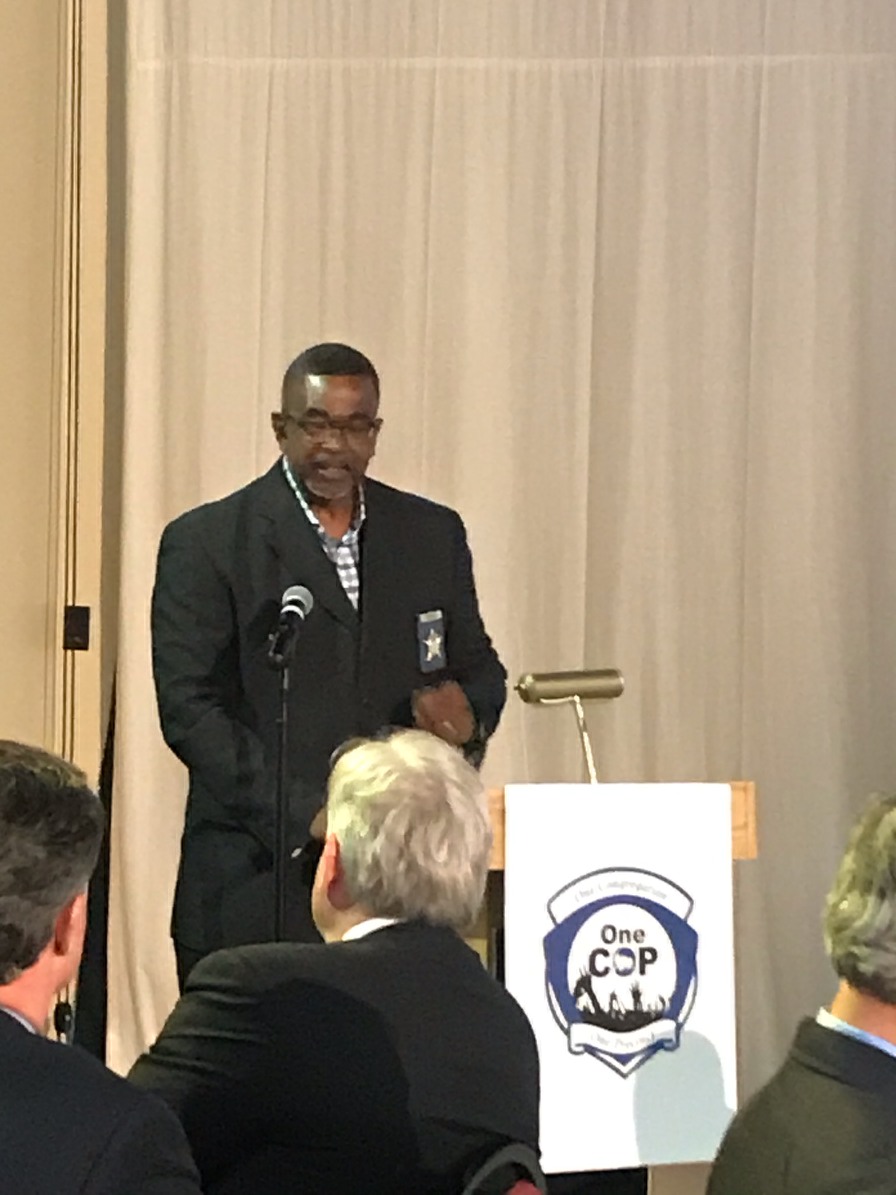 NationalSheriff's tweet photo. Pictures from today's #OneCOP #SupportingBlue luncheon.
OneCOP is an initiative that helps foster positive community relationships between #lawenforcement agencies and various congregations. https://t.co/o0EFH4gliL