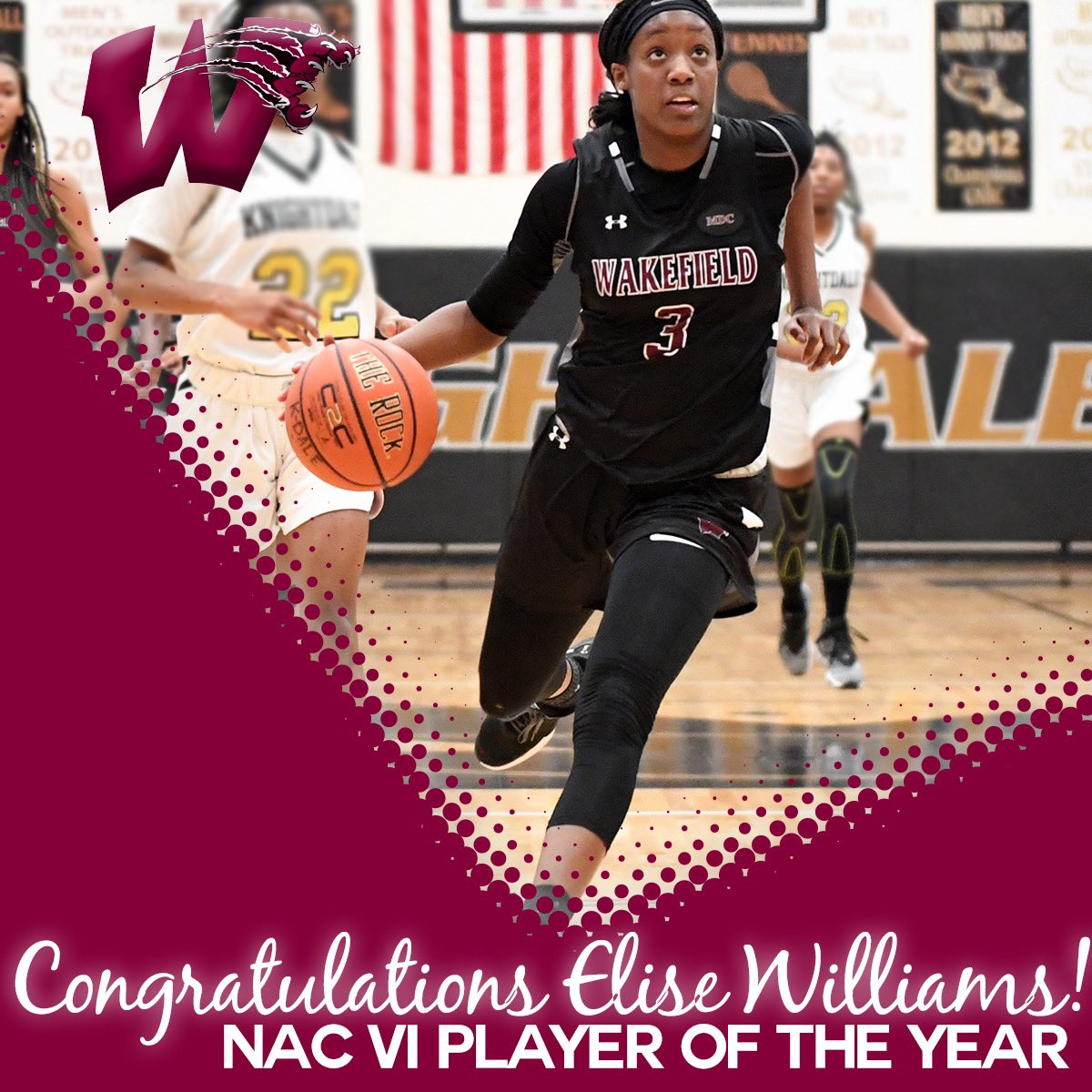 So proud of our <a href="/WakefieldHS/">Wakefield HS</a> <a href="/whsgirlsVhoops/">Wakefield High School Women's Basketball</a> on their achievements this season and for having the #bestcoachever <a href="/wllewims/">Donald Williams</a> (3x Coach of the Year) - next up- Playoffs -Round 3- at home. <a href="/ReidSherhonda/">Jireh Reid, player (Sherhonda Reid mom)</a> <a href="/adriennedthorpe/">Adrienne Thorpe</a> 
wakeweekly.com/stories/nac-6-…?