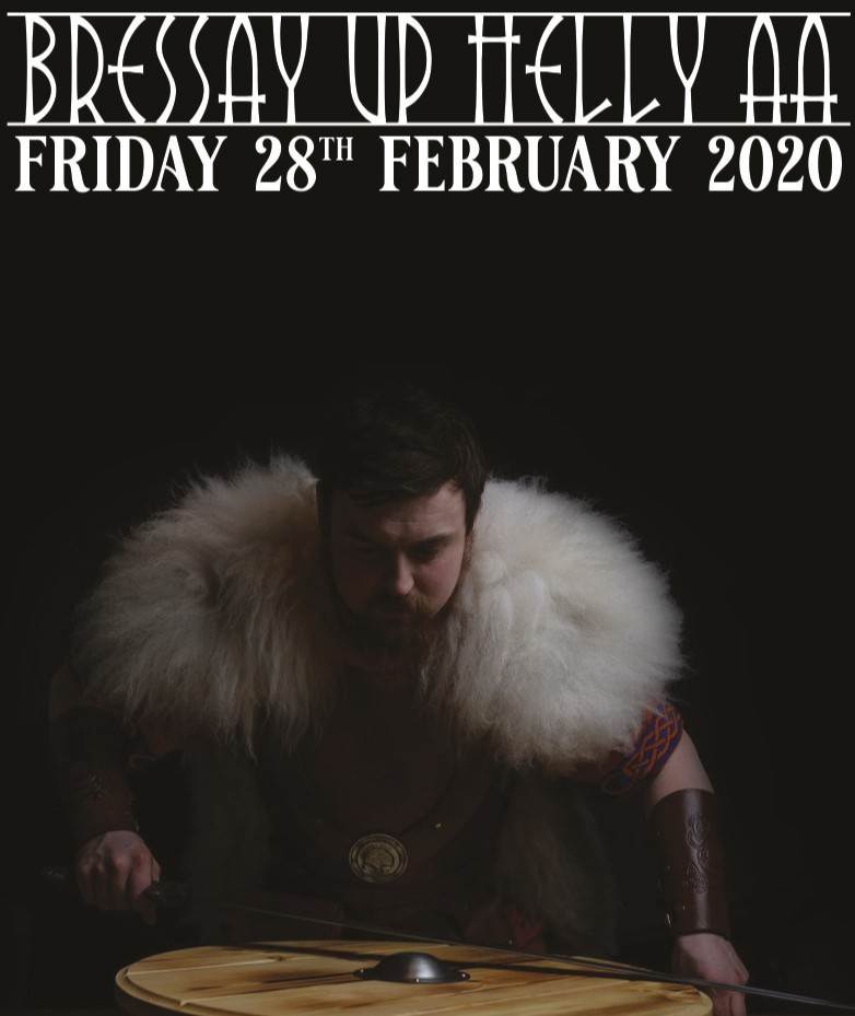 shetlandtimes's tweet photo. #studiodesignprint
The Bressay #uphellyaa Guizer Jarl surveys his shield on the cover of the event programme we printed. Available at outlets in the locality, we hope everyone gets their hands on one. Enjoy your day and night time revelries in Bressay! https://t.co/aJLVy11ETZ