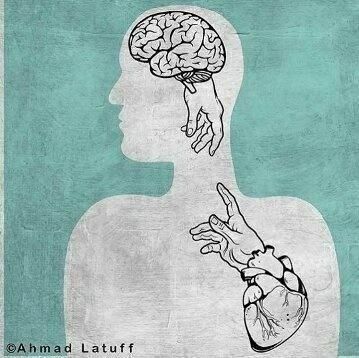 رابطه بین عقل و دل نزدیکن ولی بهم نمیرسن