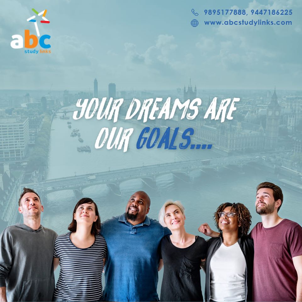 ABCStudy_Links's tweet image. Your dreams are our goals
Visit : abcstudylinks.com
Call : 9895177888, 9447186225
#StudyAbroad #Study #abroad #ABCStudyLinks #culture #career #education #Opportunity #work #live #future #Visa #colleges #courses #destinations #Canada #UK #Newzeland #Australia #overseas