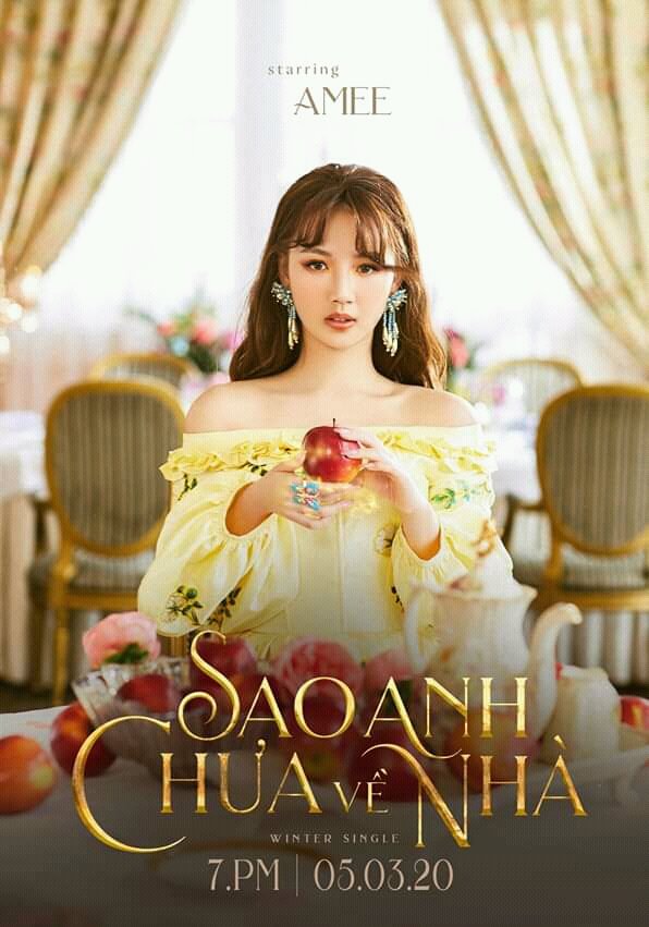 VPop_Tweets's tweet photo. Amee chuẩn bị comeback với bài hát mới mang tên
 " Sao Anh Chưa Về Nhà " 📣 
Ra mắt vào 7:00 p.m / 05-03-20. Hi vọng mọi người sẽ ủng hộ cho màn comeback này của Amee nha 🙏❤
© ST.319 Ent | Fb : https://t.co/q5Pvrt4UIB

#SaoAnhChuaVeNha #AMEE #ST319 
#VPop #Vietnam https://t.co/6NAkM1itth