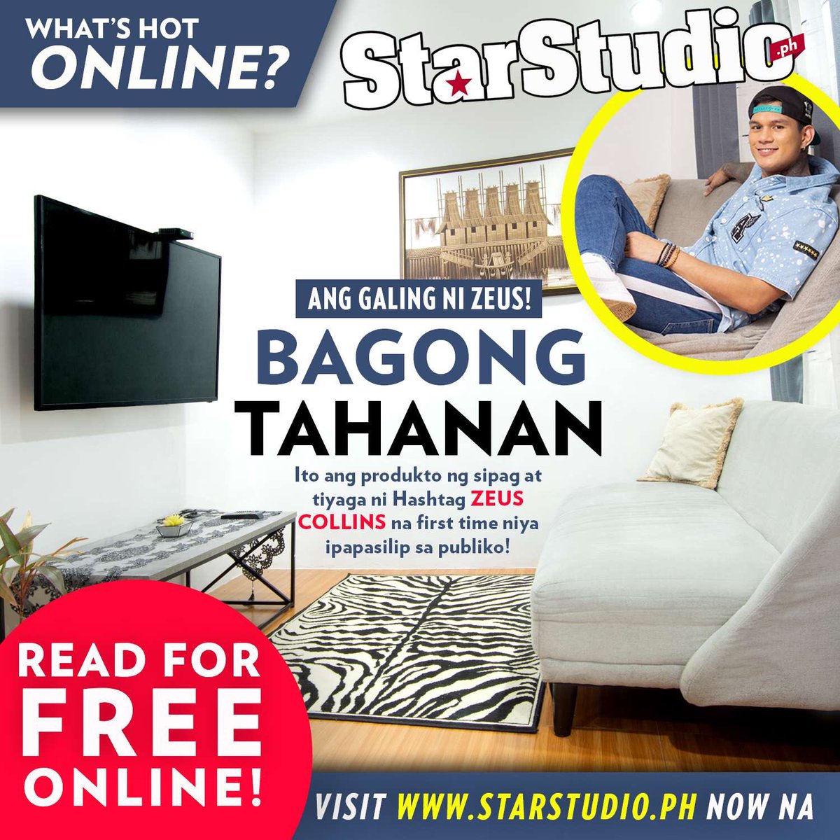 StarStudioPH's tweet photo. Hashtag Zeus Collins worked hard to achieve his dream family home. Know his story of rising from the hardships and more details about his new lovelife exclusively on https://t.co/SnEVqHWIHM.

BASAHIN:
https://t.co/CFDim9CTFw

#ZeusLovesSSPH
#ZeusCollins
#StarStudioPH https://t.co/TBSqTN5tRq