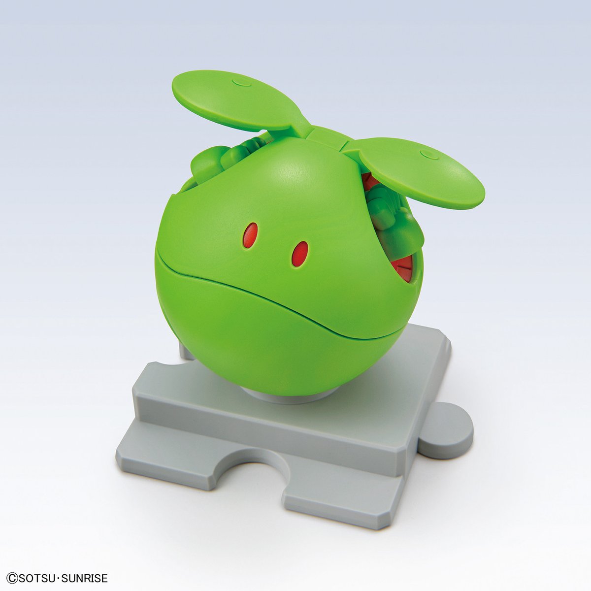 HobbySite's tweet photo. 【#今週の新商品情報】
いよいよ明日発売
「ハロプラ ハロ ベーシックグリーン」

口が開くギミックにより、さらに表情が豊かになったハロが登場！
口内のキーボードも緻密なモールドによって表現！

詳細はホビーサイトをチェック
⇒https://t.co/8Aoh26DUaG

 #プラモデル #ガンプラ #ハロプラ https://t.co/mSwN3cN47N