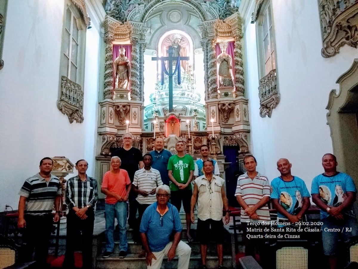 MTHdaArqRio's tweet photo. Movimento Terço dos Homens  
Matriz de Santa Rita de Cássia - Centro / Rj - Vicariato Urbano
Quarta-feira de Cinzas https://t.co/VYjhld41Ol