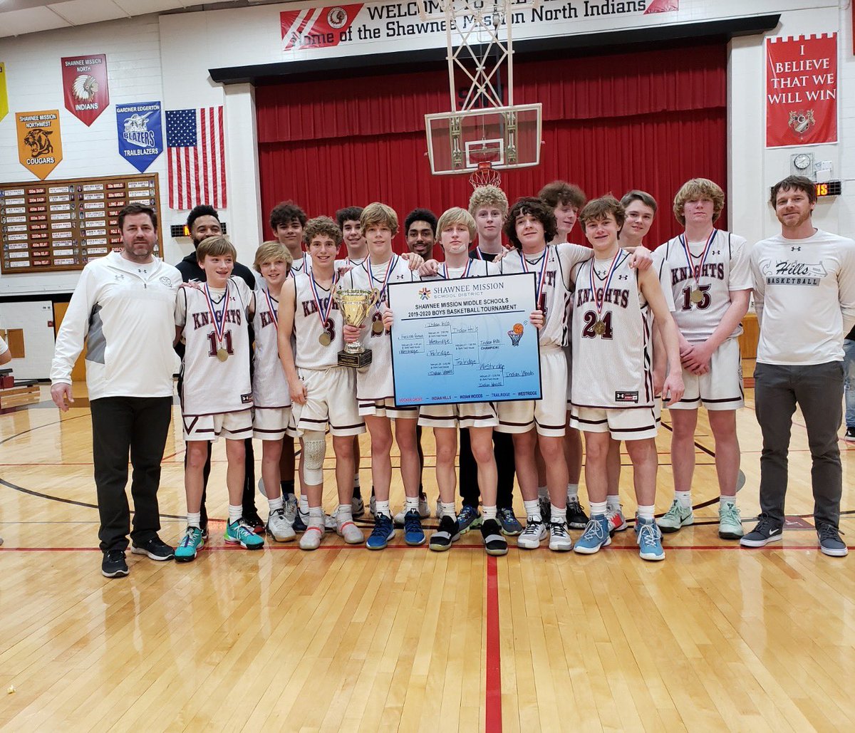 Champions!  One shining moment! Knights
