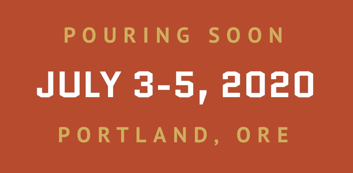 PCBF looks forward to our SIXTH celebration of Portland craft beer with a three day festival: July 3rd, 4th &amp; 5th. Tickets are available now through <a href="/BoldTypeTickets/">Bold Type Tickets</a> bit.ly/2SkQ5r6