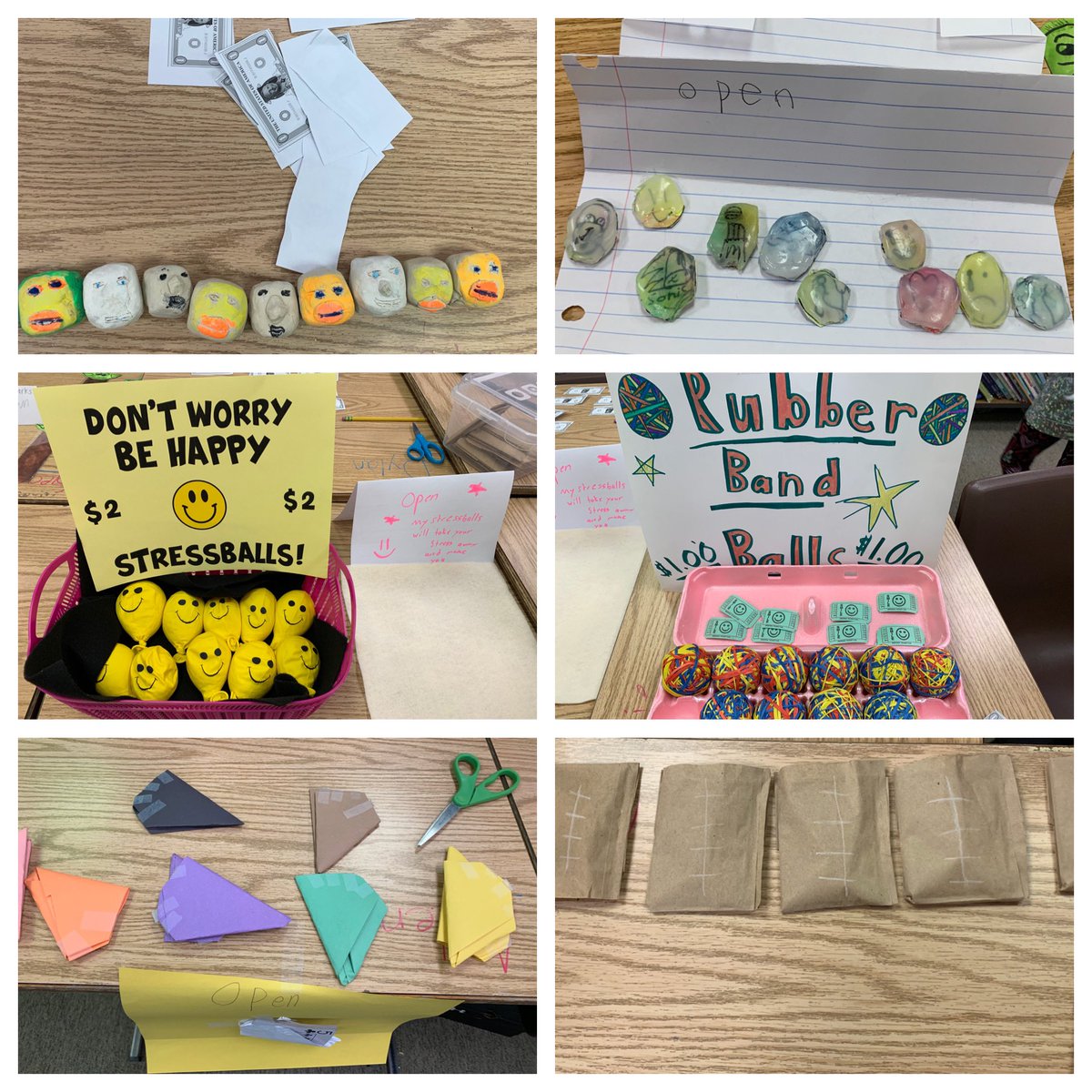 kierclass's tweet image. Another successful Economics Market in the books! We have been studying consumers, producers, budgets, and taxes. Yesterday our class sold kid- created items to each other and put these terms into action. #3rdatbis #ithinkbhawk #exonomics
