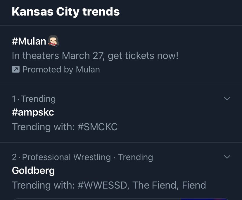 smckc's tweet photo. Aaaaaand weโre No. 1 on trending in #KC! #AMPSKC #SMCKC https://t.co/SrFukOX5AI