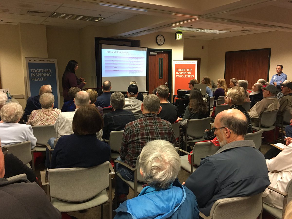 “Every year, the same number of women and men die from heart attack. It’s not just a men’s disease.” Dr. Krystal Samuel