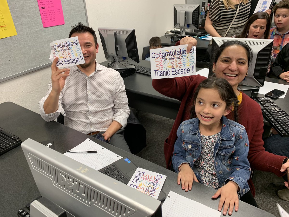 Herrera_Class's tweet photo. Congratulations, ๐ #digitalbreakout escapees! @nisdexpo #resexpo2020 https://t.co/ZoOZcbAExI