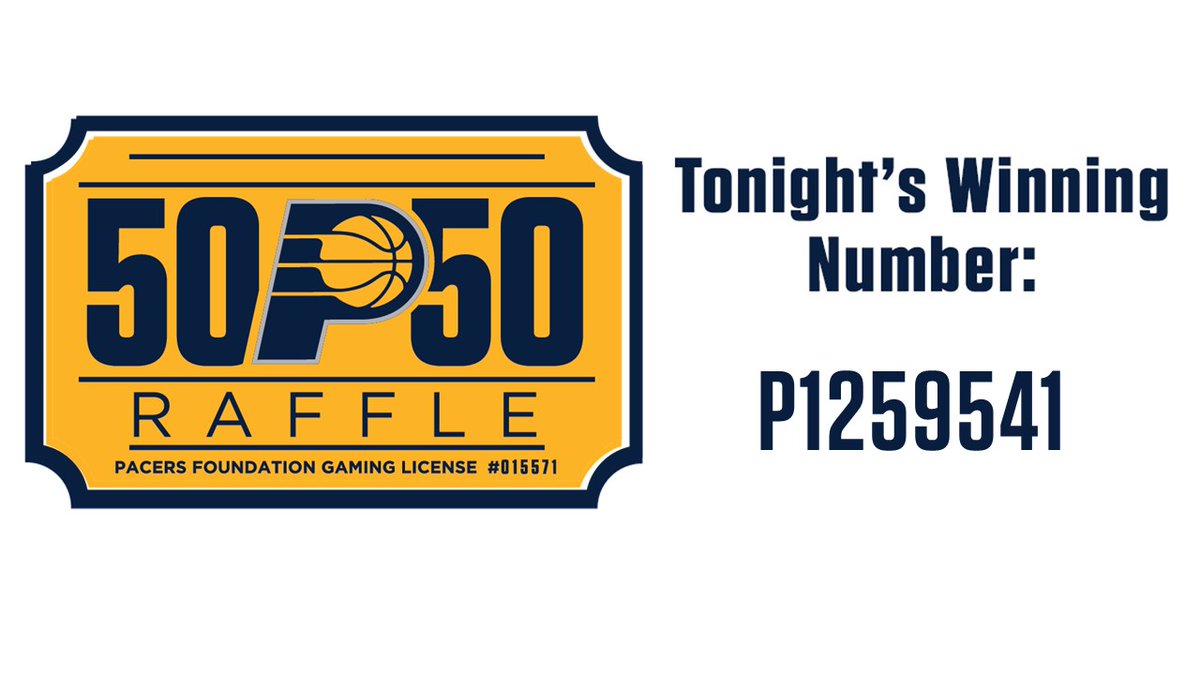 Here is the winning number from tonight's game vs. the Trailblazers!