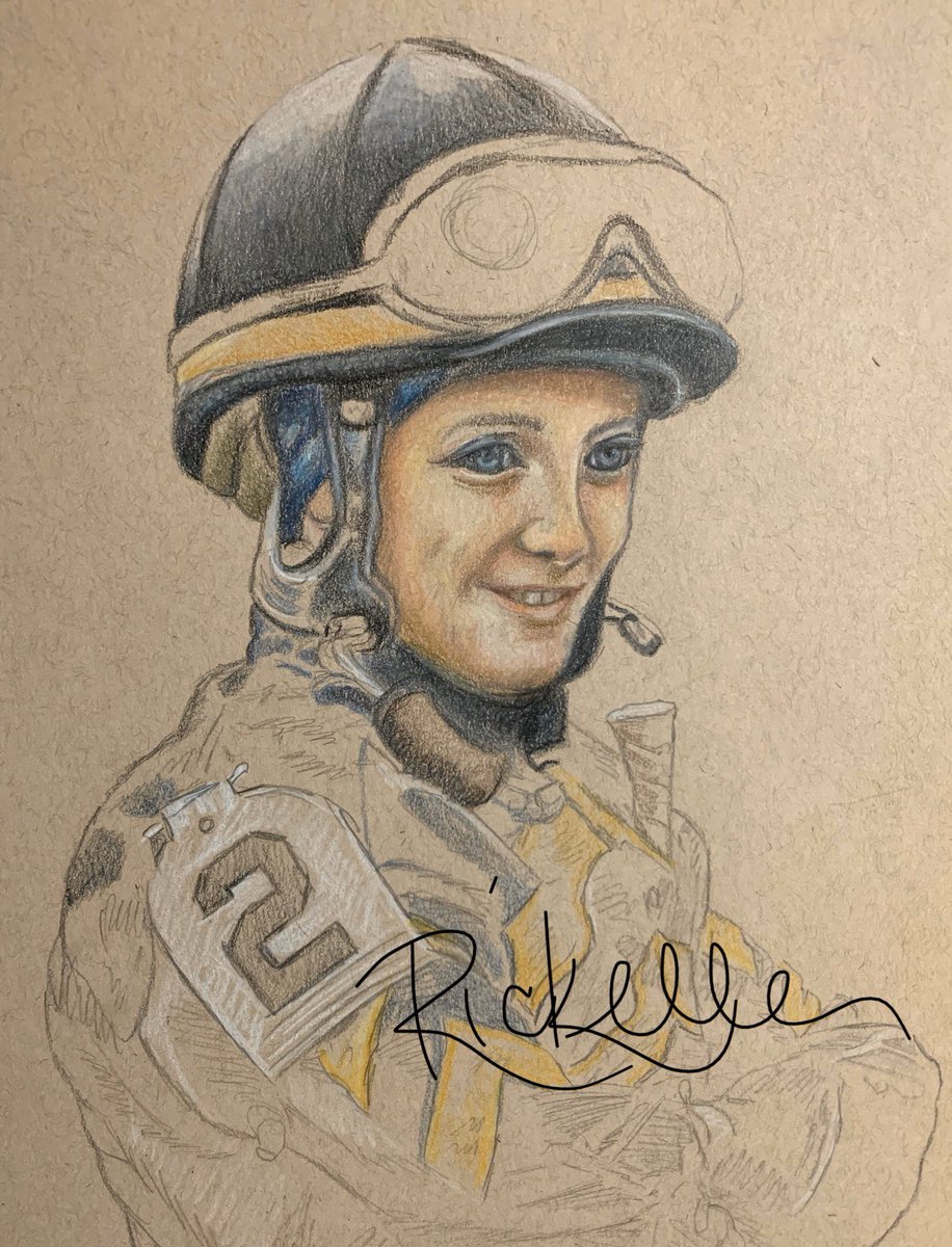 DeckTheStalls's tweet photo. Work is slow and I have a lot to do. I haven’t gotten to work on it the last two days since I had the port put in yesterday...but my @RosieNapravnik study is coming along! #GoRosieGo https://t.co/ewg9xAWVe5