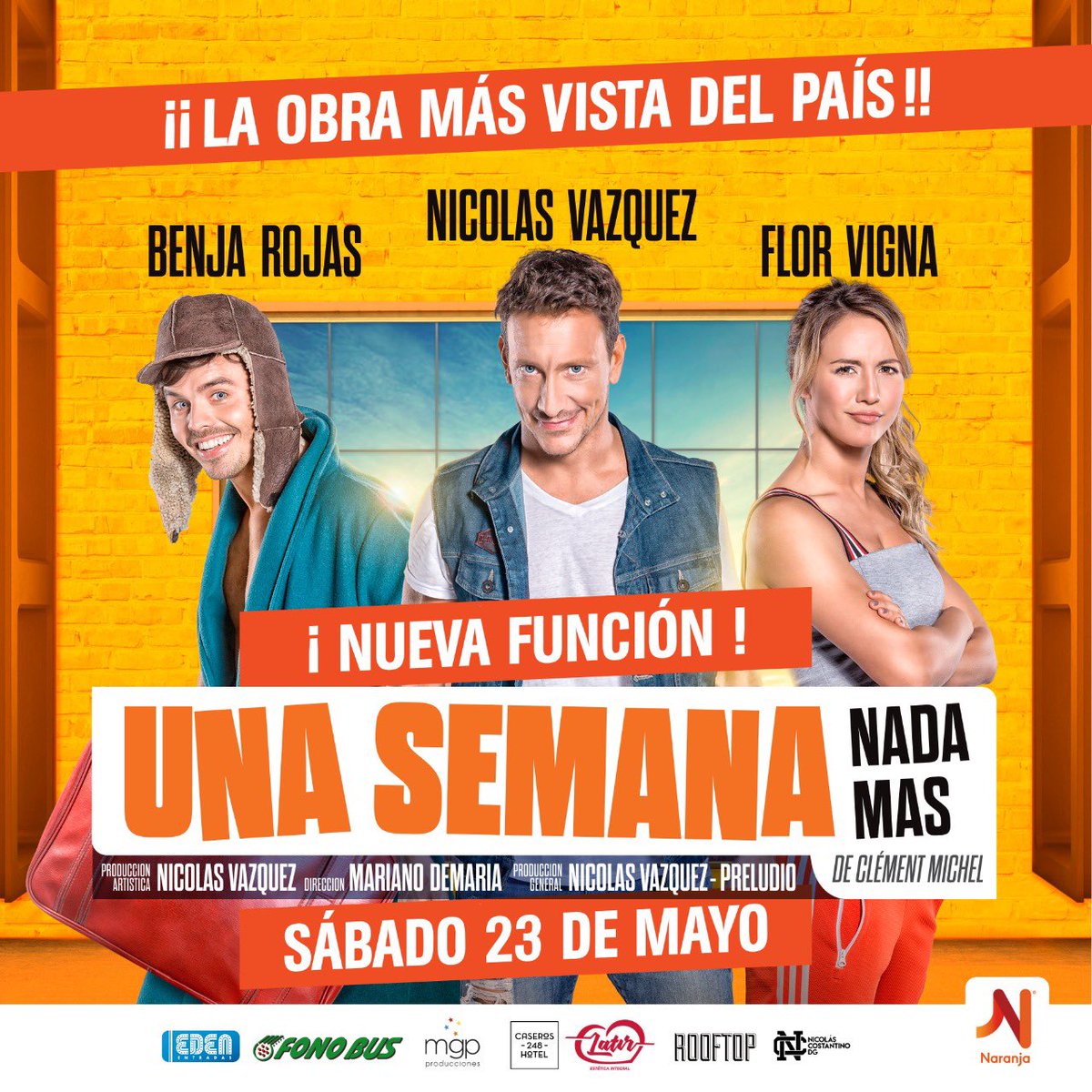 #NUEVAFUNCION CORDOBA!!
@1semananadamas <a href="/vazqueznico/">Nicolas Vazquez 🇦🇷</a> <a href="/rojasbenjamin/">Benjamín Rojas</a> <a href="/flor_vigna/">Florcita</a> <a href="/MarianoDemaria/">Mariano Demaría</a> la estan Rompiendo 💪🧨❤️💣 <a href="/edenentradas/">Edén Entradas</a> <a href="/LocurasCba/">locuras</a> y edenentradas.com.ar con <a href="/naranja/">Naranja</a> en #PlanZ 3 cuotas🤙 <a href="/Preludio_Prod/">Preludio Producciones</a> <a href="/Vanebafaro/">Vanesa Bafaro</a> @extensionunc <a href="/pedrosorrentino/">💚Pedro Sorrentino💚</a> <a href="/PabloLayus/">PabloLayus</a>