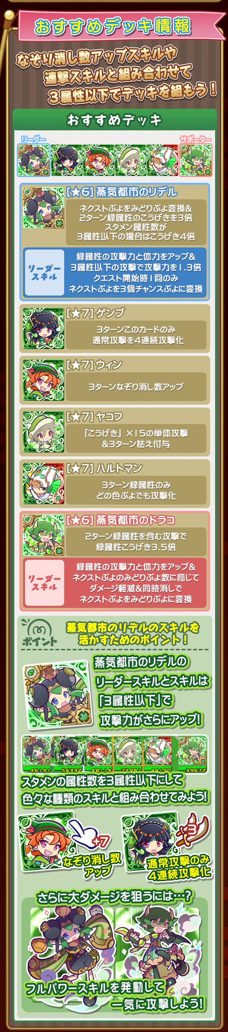 ぷよぷよ クエスト公式 ぷよクエ フルパワースキルを持ったキャラクターが期間限定で登場 2月29日14 59までは 蒸気都市のリデル がスペシャルキャラクター 手に入れて 蒸気と暗闇の塔 に挑戦しよう T Co Kvgurigcf8 ぷよクエ ぷよぷよ クエスト公式 ぷよクエ フルパワースキルを持ったキャラクターが期間限定で登場 2月29日14 59までは 蒸気都市のリデル がスペシャルキャラクター 手に入れて 蒸気と暗闇の塔 に挑戦しよう T Co Kvgurigcf8 ぷよクエ
