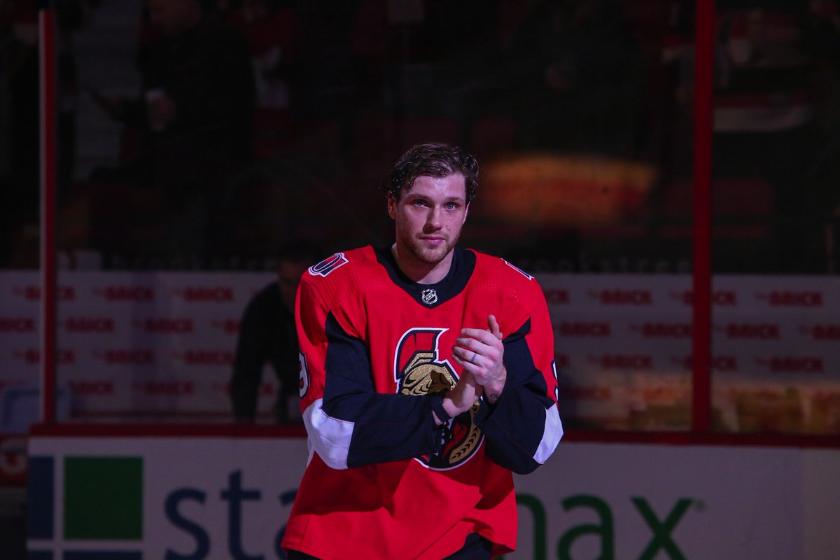 Senators's tweet photo. Your first star of the game... https://t.co/byojqArRbG