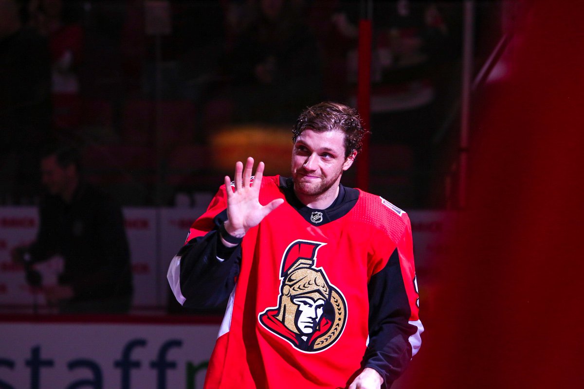 Senators's tweet photo. Your first star of the game... https://t.co/byojqArRbG