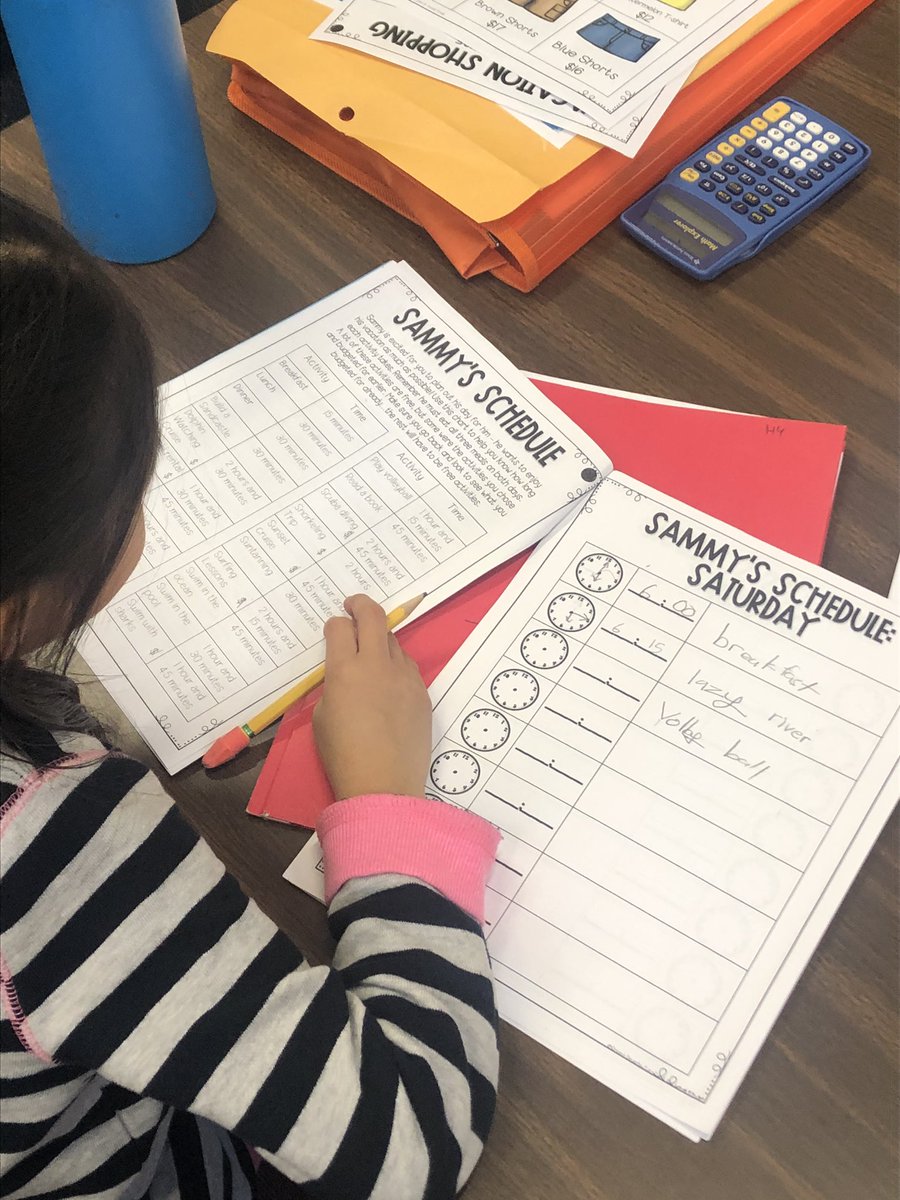 Corrine_Geiger's tweet photo. 2nd Graders working on a PBL math project. It may not feel like winter but they are still planning a vacation for Sammy the Snowman #funislearning #mathinreallife #lovetoteach @SASD_OakRidge https://t.co/iQkb4yDbGG