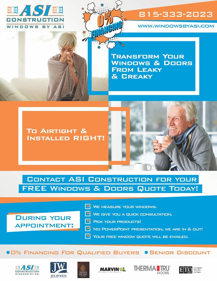 constructionasi's tweet photo. We have a financing offering, so you can be warm &amp; cozy in the winter and cool &amp; comfortable in the summer. 
Give us a call: 📲 @ (815) 333-2023
Visit: https://t.co/gWfxK7Kyaj
#WindowsByASI #BurrRidgeShowroom
#GrandOpening #March15th2020
#WindowsAndDoors #CallBlueWindowsForYou https://t.co/WpTWoId4JV