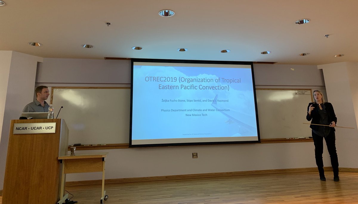 otrec2019's tweet photo. Great presentation today about #OTREC2019 by @ZeljkaFuchs, Stipo Sentić, and David Raymond at NCAR! 

@NSF_GEO @ncareol @NCAR_Science @newmexicotech #NSFfunded #NSFgeo #NCARexplorer https://t.co/iNrr0Ne3Am