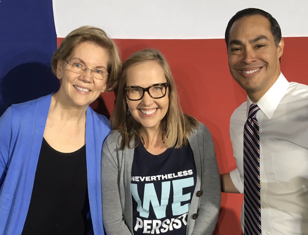 SamInATX's tweet photo. #LFG #ElizabethWarren #PresidentWarren #warrencastro #TexasPrimary #vote https://t.co/Nhnsd7wC1z