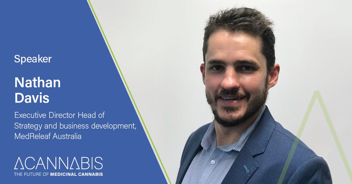 A | SPEAKER
We are excited to announce Nathan Davis, Executive Director Head of Strategy and Business Development at MedReleaf Australia, will join us as a speaker at the ACannabis conference. 

ACannabis | 3 &amp; 4 March 2020 | buff.ly/34AruSq