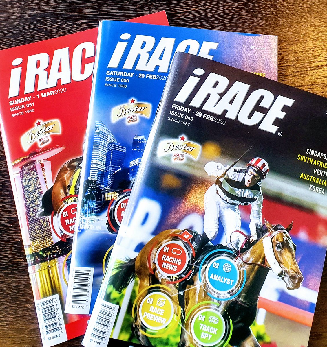 Big weekend of domestic and international racing coming up in Singapore.
