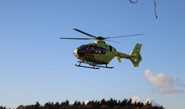 Melding traumahelikopter Hopeseweg Renswoude