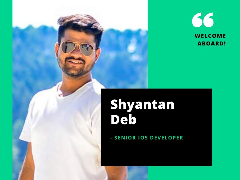 KickheadL's tweet photo. Welcome to the team #shyantandeb, Our Senior iOS Developer!! #lifeatkickhead #iOS #android #kickheaders #aspire #strive #achieve #oneteam https://t.co/9aukLl1wug