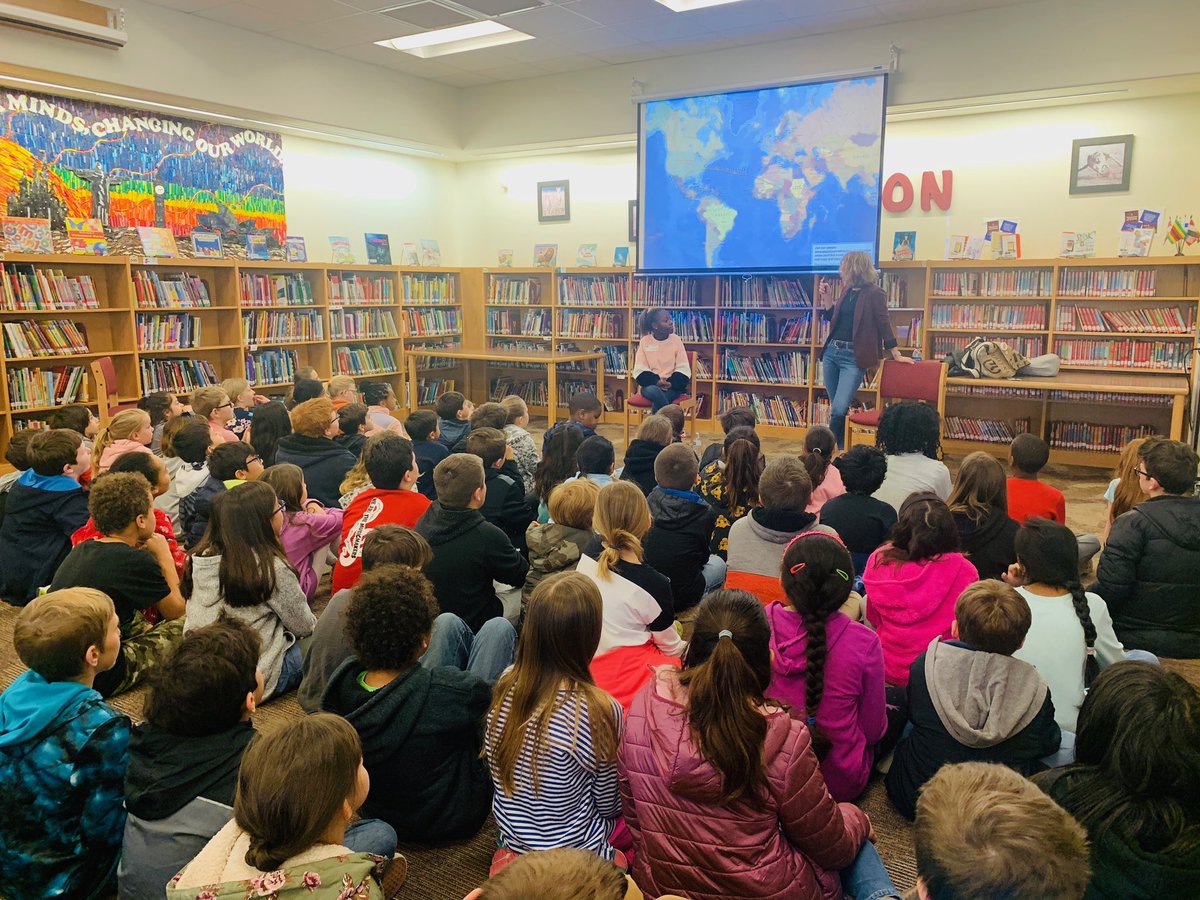 Presenting today side by side with my beautiful coauthor Rebeka <a href="/ElemOaks/">Chandler Oaks Elementary School</a> was a blast! Thank you <a href="/HappyGoDayna/">Dayna Collings</a> and <a href="/_nataliegreen_/">Natalie Green</a> for such a special morning! <a href="/AfricaNewLifeRW/">Africa New Life</a> <a href="/amandashih/">Amanda Shih-Goel</a> <a href="/AgentHenkin/">Alyssa Eisner Henkin</a>