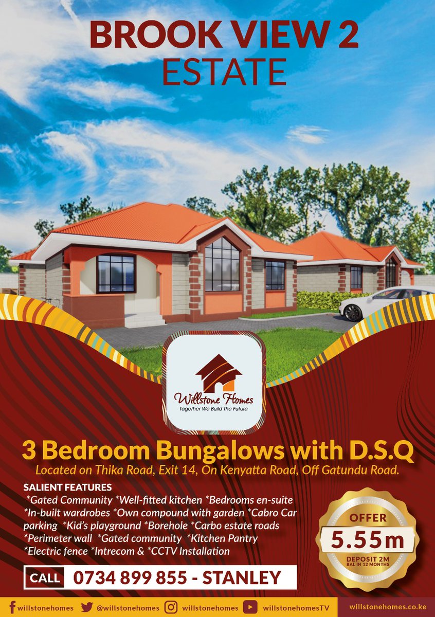 KenyaRealtor1's tweet photo. Check out Kenya houses and plots for sale on Google!
https://t.co/I6EpoYLZWm https://t.co/kw0yZY5tLy