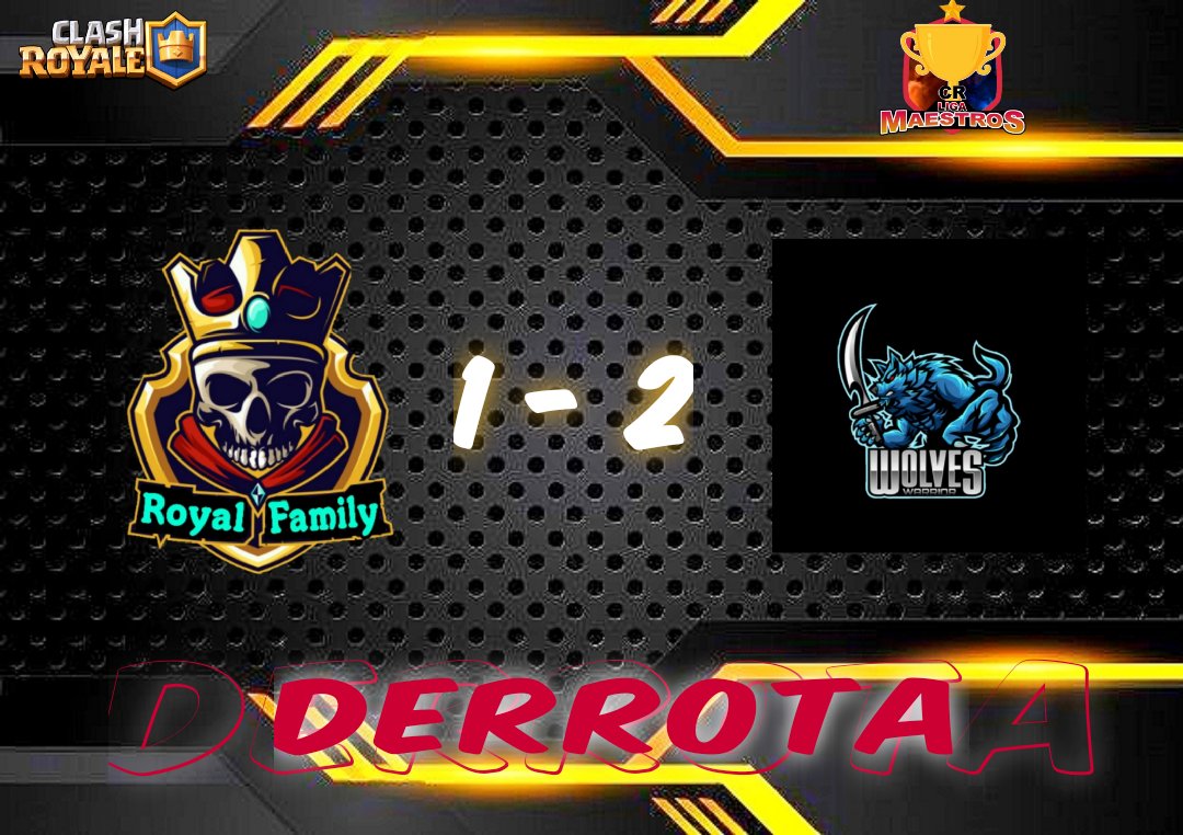 RoyalFamilyGG's tweet photo. Buen partido @team_wolves01 
Hoy tuvimos nuestra primera derrota pero como todos unos guerreros seguimos con los ánimos a 1000 y vamos por nuestros siguientes vs https://t.co/qIUnwawXMx