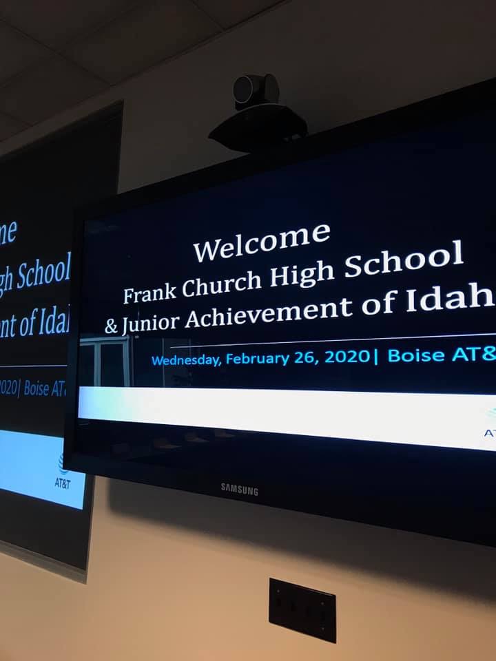 THENEWBLUEBOISE's tweet photo. Another amazing job shadow event in the books partnering with Junior Achievement of Idaho and Frank Church High School. Thank you to all the leaders that helped make it a successful event!! https://t.co/hQAhPlSCMX