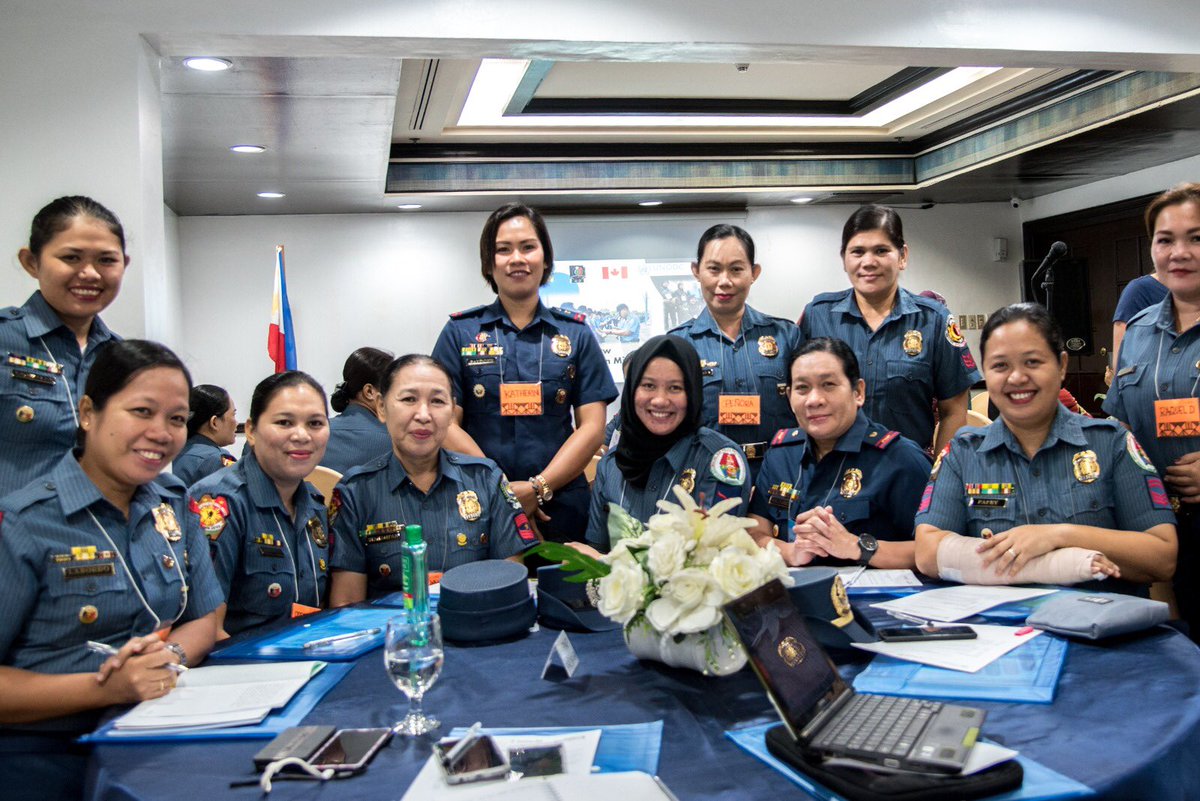 Happened last week: women police officers in the #philippines discuss progress on the representation of women in operational roles. Hosted by #unodc #unwomen #CEDAW