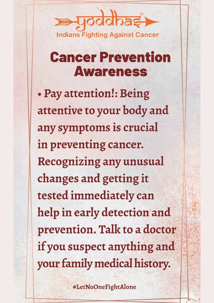 teamyoddhas's tweet photo. February is National Cancer Prevention Awareness Month.
While there is no certain way to prevent cancer, there are certain risk factors that increase the likelihood. You can TAKE ACTION to lower those risks through healthy lifestyle choices https://t.co/aQ47hV4sME
