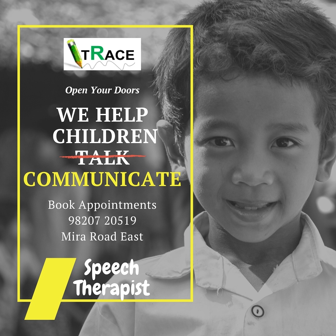 tracecentre's tweet image. Is your child having speech concerns, let's connect to resolve your kids speech concerns, call to Book Appointment : 9820720519
#SpeechMatters #speechissues #learntospeak #speechtherapy #speechtherapist #slowlearners #learning #specialkids #parentswithspecialkids
