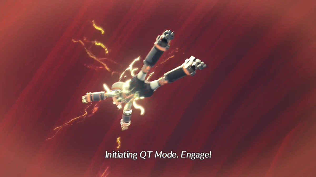 Oh man I love everything about this transformation sequence.  #Xenoblade2