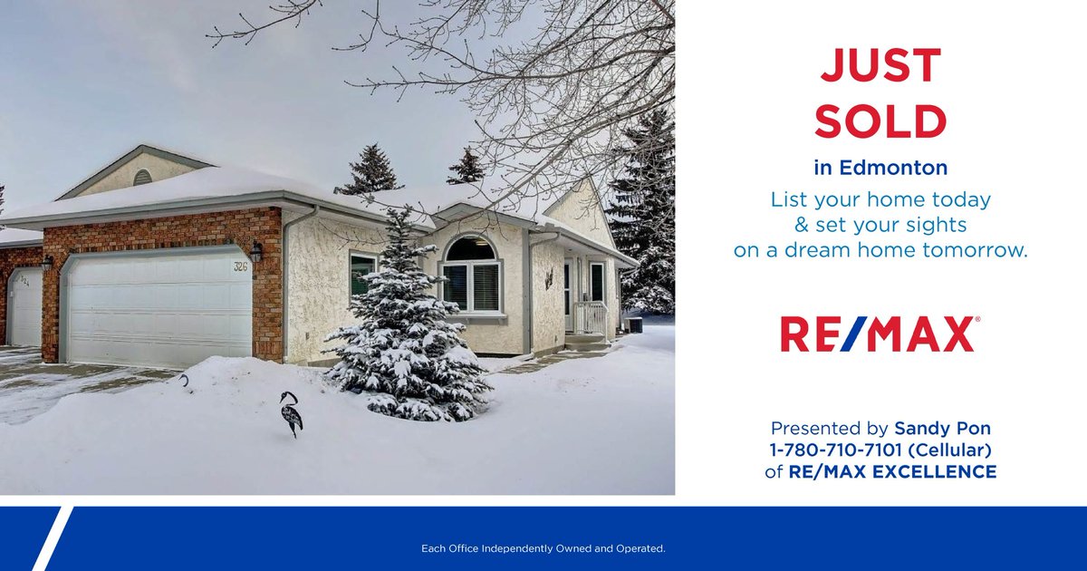 sandyponrealty's tweet image. I list and sell. Bringing my buyers to my sellers are what I do. #LetsMoveOn #yegre