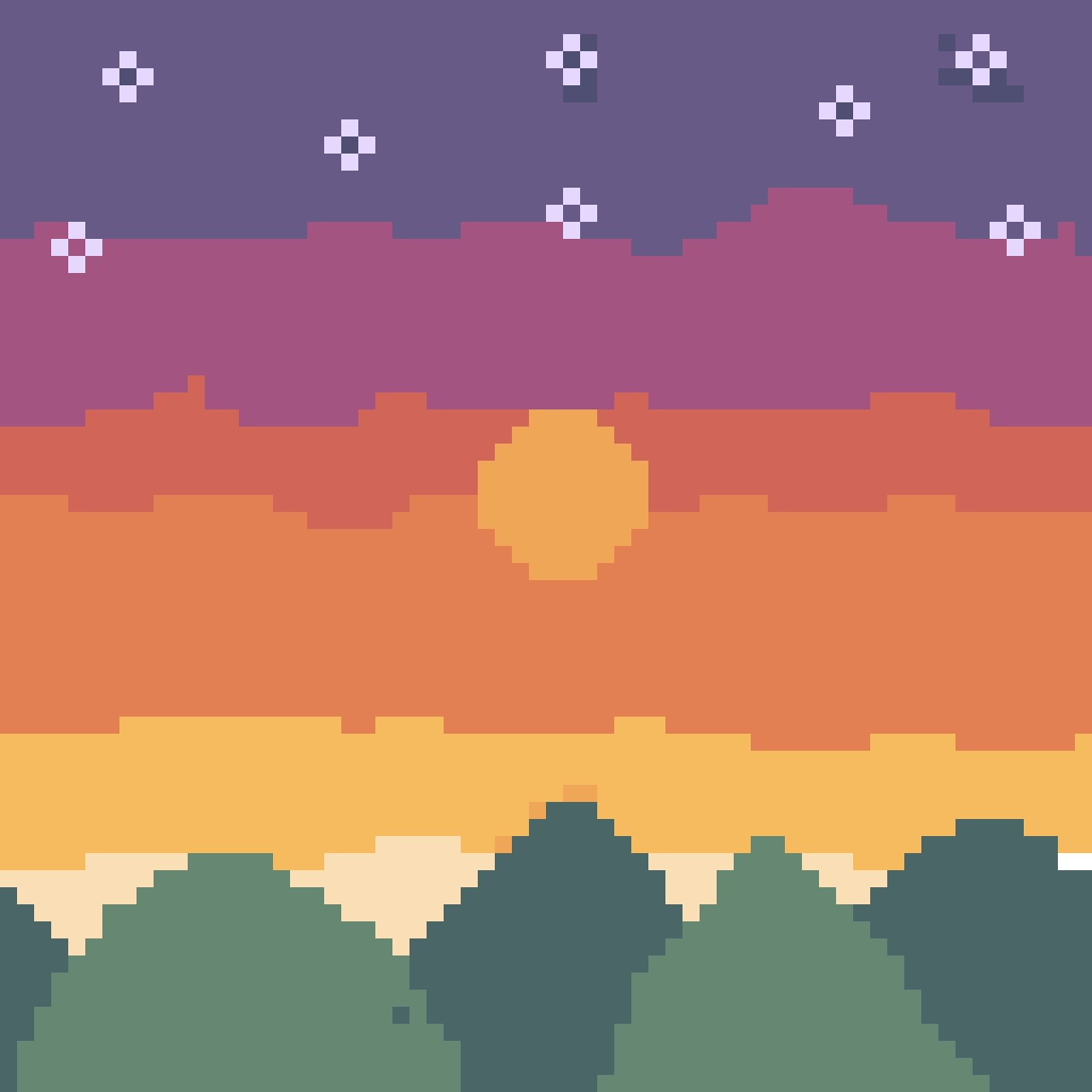 cinnamonfren's tweet photo. One of the pixel art i made while waiting for long lines sa pagkumpleto ng requirements haha. 
#pixelart #pixel #art #artph #sunset https://t.co/fvW6WmPNOI