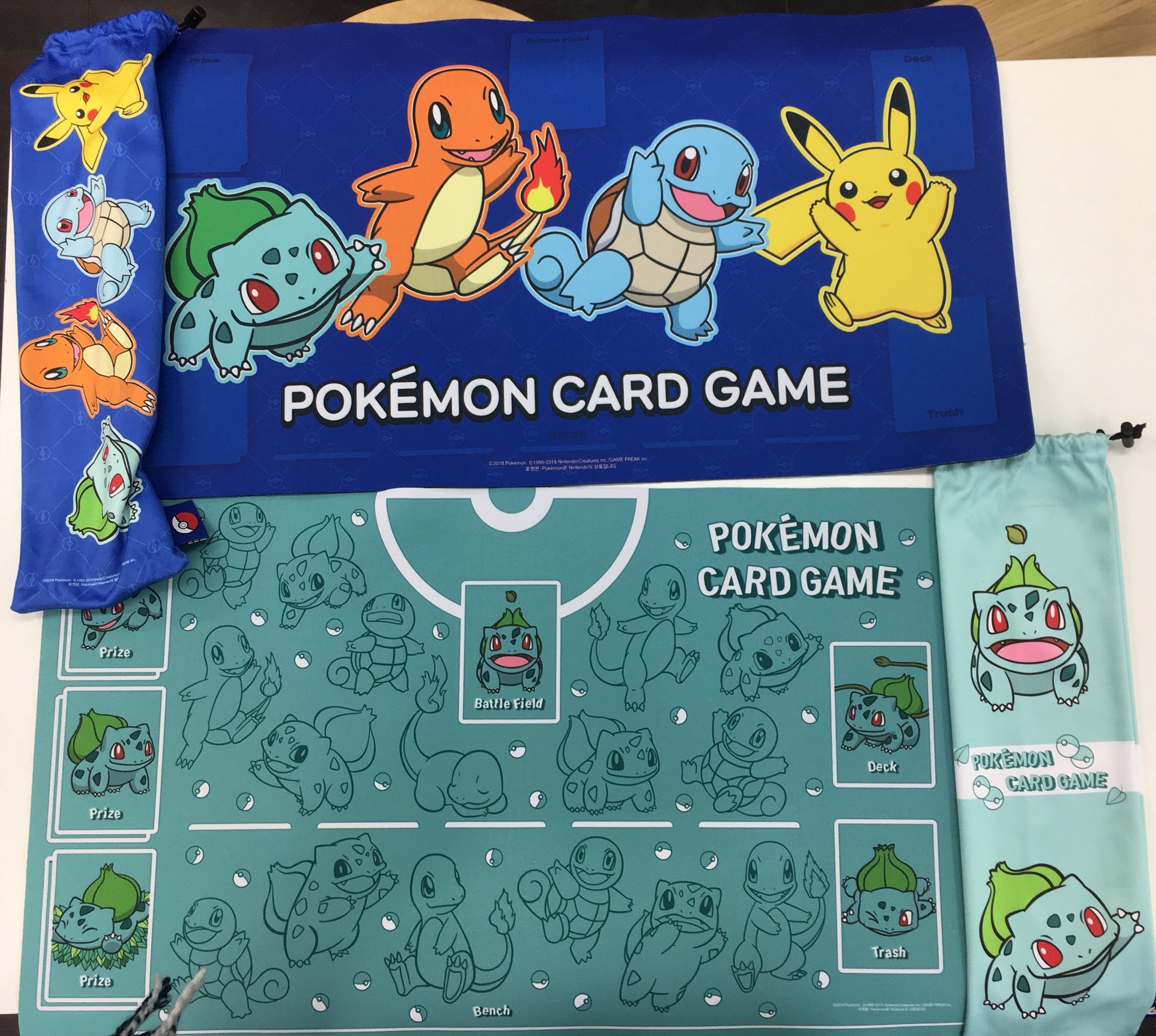 公式サイト ポケモン プレイマット韓国限定 ピカチュウ ゼニガメ フシギダネ ポケモンカードゲーム Alliancetaxsolutions Com