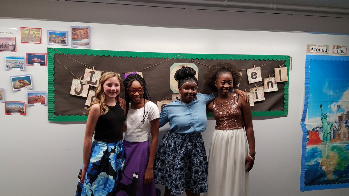 5th grade girls are Daddy Daughter dance