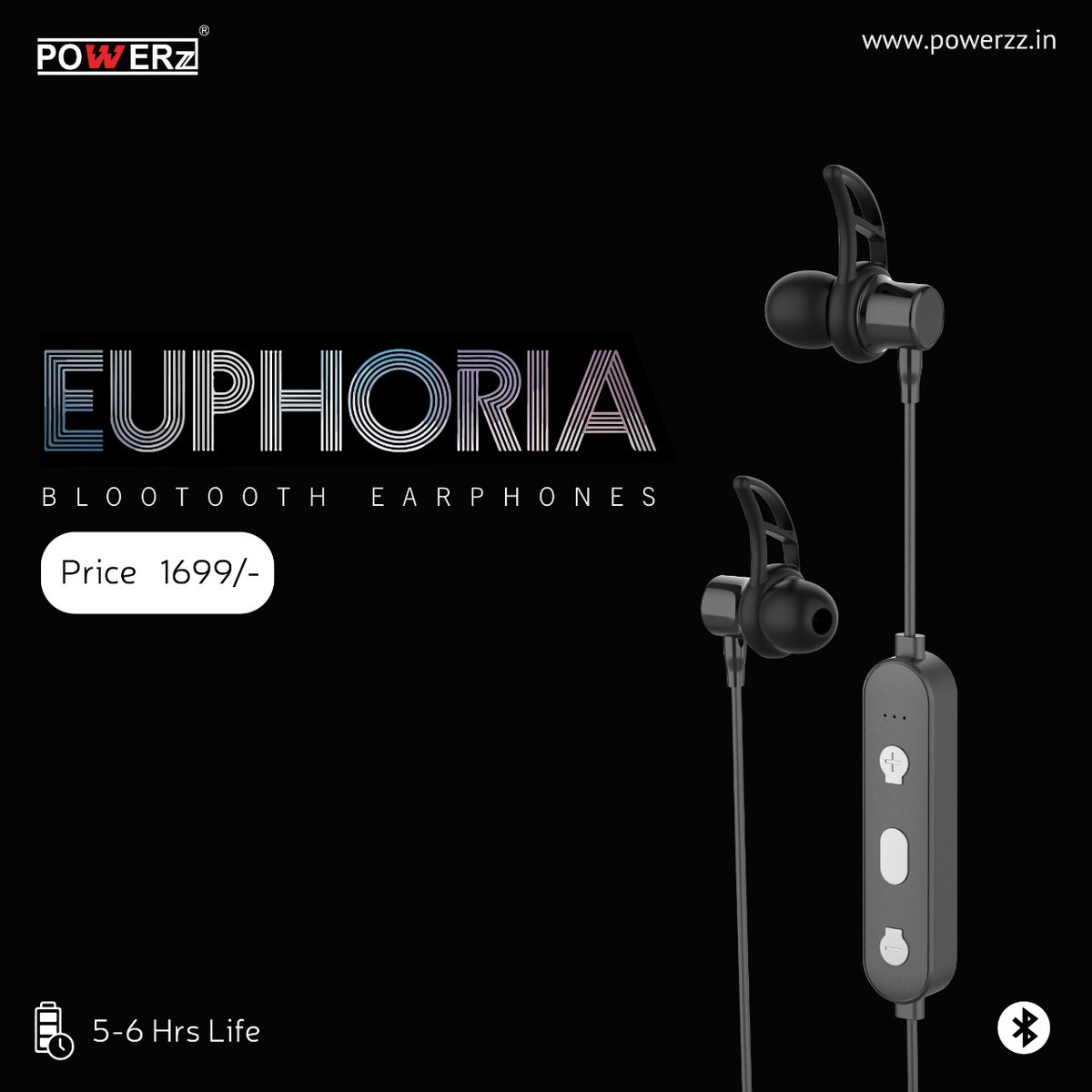 Powerzz_in's tweet photo. Empower your friends and Family with Powerzz !...
EUPHORIA
Blootooth earphones

Buy Now @ https://t.co/lYU6WJKYuK
#Powerzz #EUPHORIA #earphones #onlineshopping https://t.co/W9eWAt7WTz