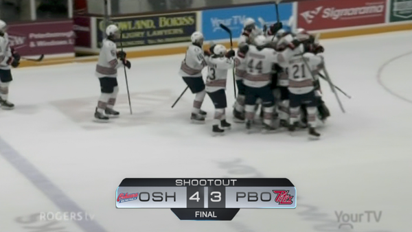 OHLHockey's tweet photo. FINAL/SO:Β @Oshawa_GeneralsΒ (4) atΒ @PetesOHLHockeyΒ (3)
The Generals score three unanswered and complete the comeback in a shootout. @jkooy31 is stellar in relief, stopping all 28 shots he faced.
π₯π:Β https://t.co/MpfbZO9cSN https://t.co/pFyDQvGFnf