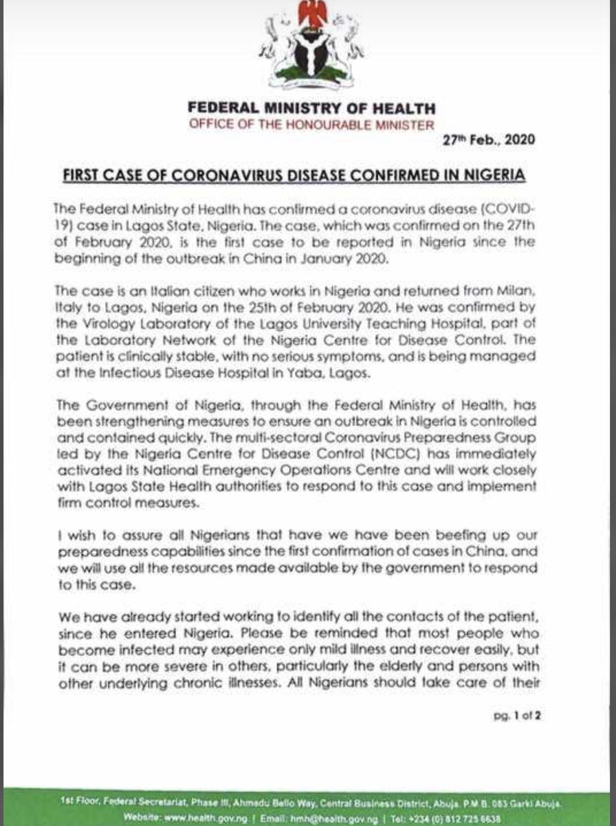 Heeleroverall's tweet photo. Ya Allah 
Please save us 🙏🏾
#CoronavirusOutbreak https://t.co/j8EgeeMhWl