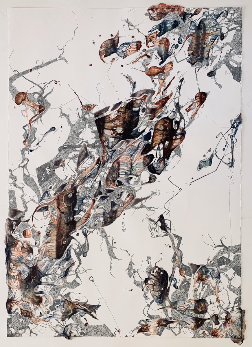 KyraPape's tweet photo. Visceral XXXL01
Archival ink and acrylic medium on Fabriano
100 x 210cm
100 x 70cm (1of3)
Alliance Française Joburg
17 Lower Park Dr, Parkview
Only open till tomorrow
@AFJoburg
#saffca #art #artist #artwork #alliancefrançaise #artdaily #exhibition #kyrapapé #artinsa #drawing https://t.co/bZM7YnpDVv