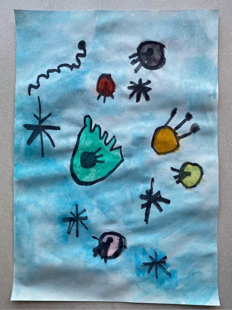 RCHKEYART's tweet photo. Some beautiful Miro inspired artworks created #rchkPYP #rchkyear2 students as part of their #distancelearning for art. @2SH_RCHK @MsFitzY2 @rocelesz1 @2PS_RCHK @2twrchk @rchk2js https://t.co/Qigdp6c7zC