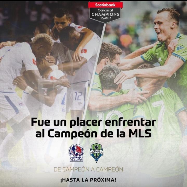 cuadra31's tweet photo. Grande @CDOlimpia y hasta la próxima @soundersfc_es espero recuerde a Menjivar...quien los eliminó..! https://t.co/B8Mn5Y3kNf